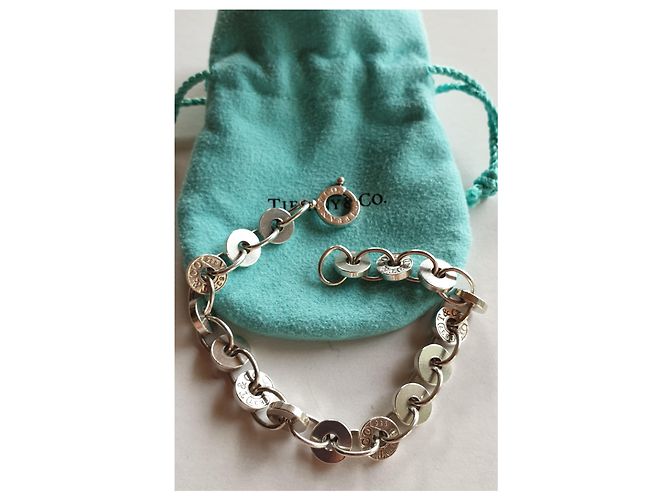 Tiffany & Co Bracciale Circle 1837 in argento - vista 5
