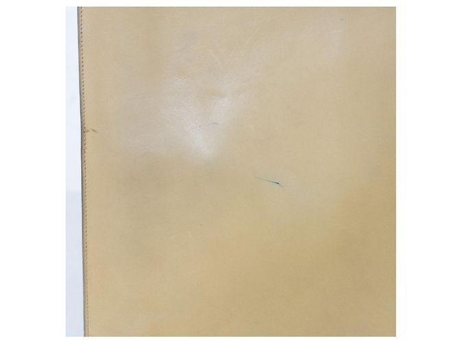 Pochette Christian Dior in pelle Beige - vista 5