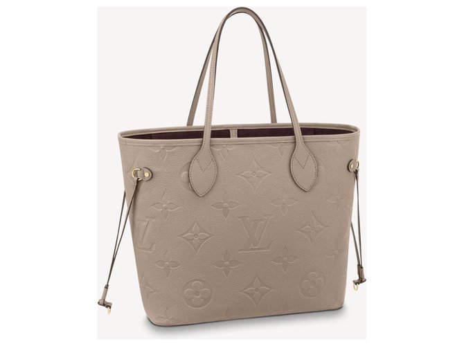 Louis Vuitton LV Neverfull empreinte dune Grigio - vista 2