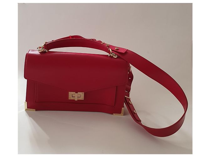 The Kooples Handtasche aus rotem Leder - Ansicht 2