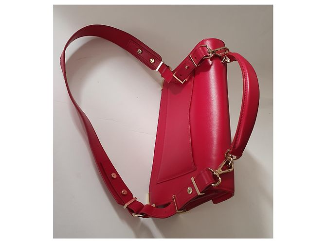 The Kooples Handtasche aus rotem Leder - Ansicht 4