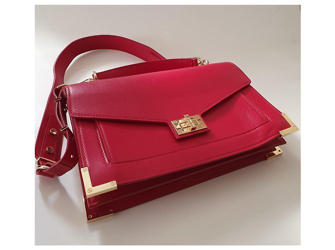 The Kooples Handtasche aus rotem Leder - Ansicht 5