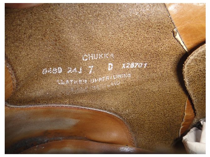 Autre Marque stivali chukka di Crockett & Jones p 40,5 Beige - vista 7