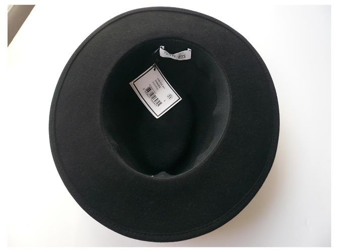 Cappello MAISON MICHEL Thadée nastro nero Nuovo - vista 6