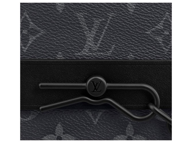 Louis Vuitton Messenger LV Steamer nuovo Grigio antracite - vista 3