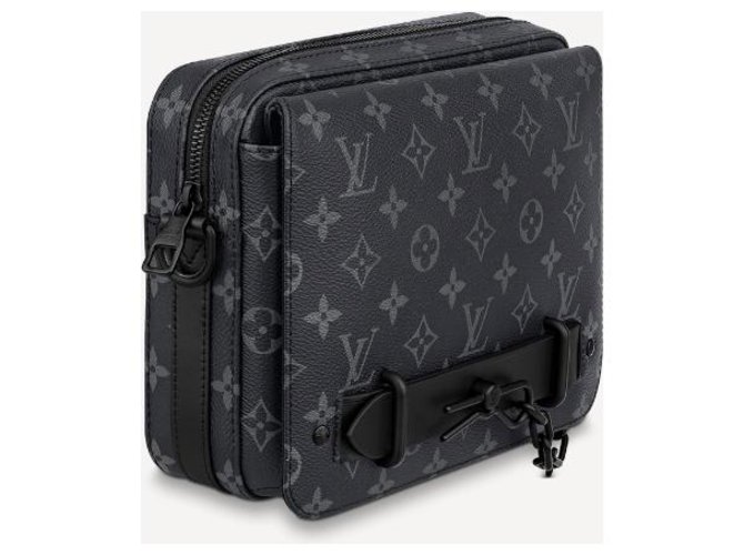 Louis Vuitton Messenger LV Steamer nuovo Grigio antracite - vista 5
