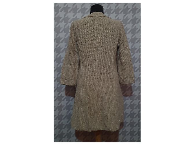 Bruno Manetti Strickjacke Beige Baumwolle Größe 44 - Ansicht 3