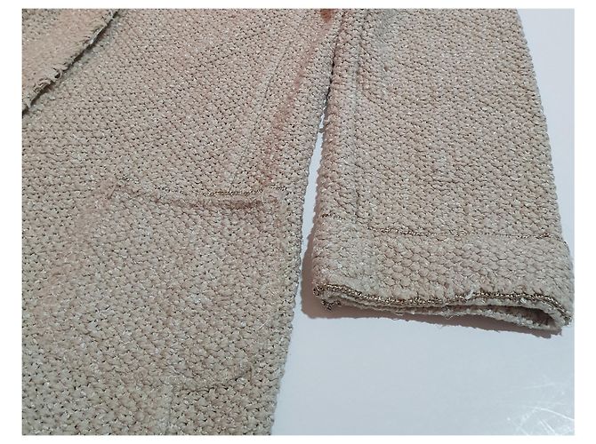 Bruno Manetti Strickjacke Beige Baumwolle Größe 44 - Ansicht 5