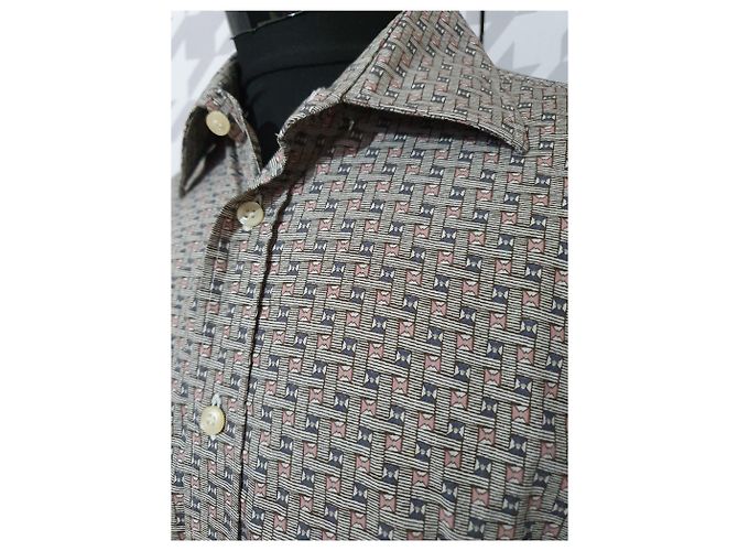 Camicia Hugo Boss in cotone Taglia L Multicolore - vista 3