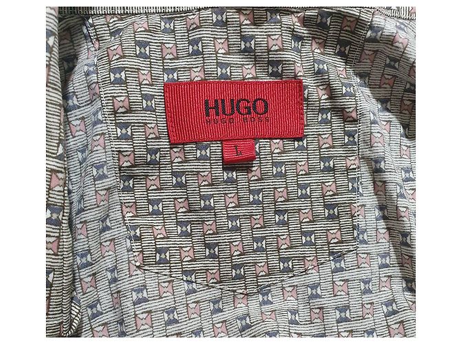 Camicia Hugo Boss in cotone Taglia L Multicolore - vista 4