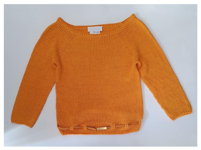 Escada Pullover Gelb Orange - Ansicht 4