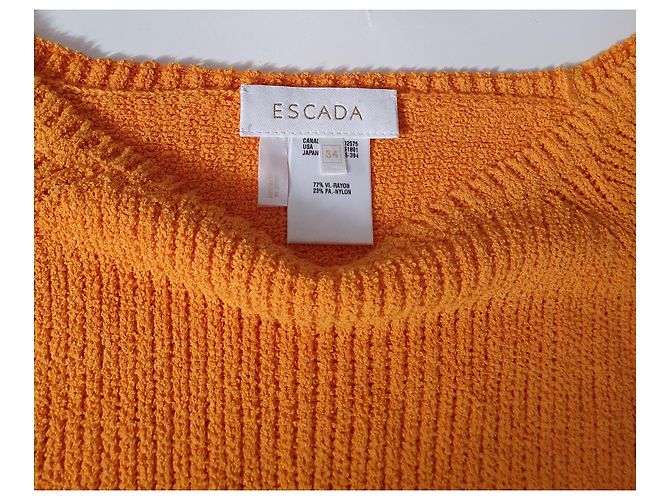 Escada Pullover Gelb Orange - Ansicht 5