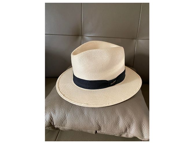 Cappello Borsalino Nero Bianco sporco - vista 2