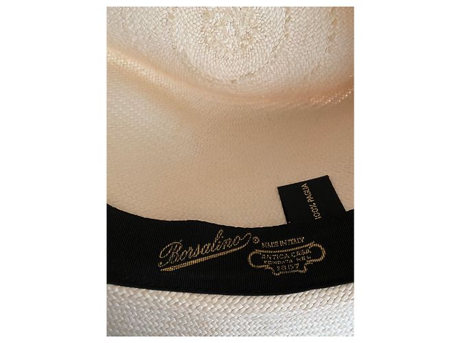 Cappello Borsalino Nero Bianco sporco - vista 8
