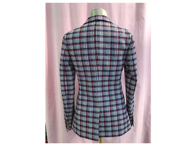 Prada Jacke mit rot weißem Karomuster - Ansicht 2