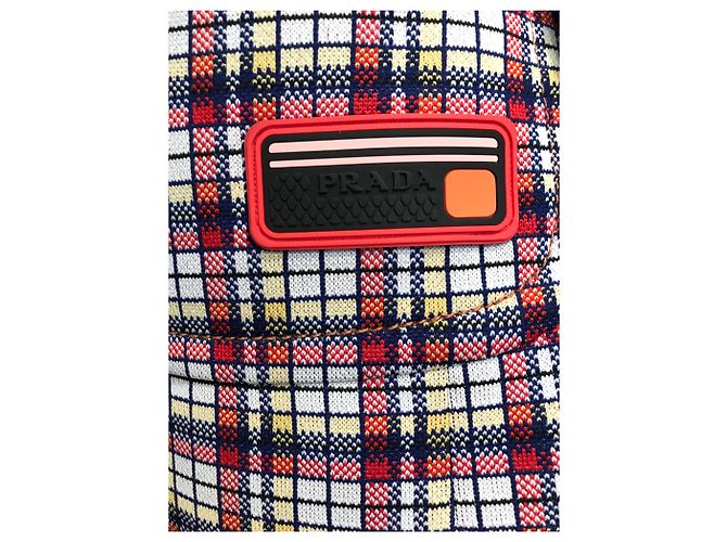 Prada Jacke mit rot weißem Karomuster - Ansicht 3