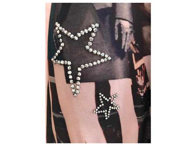 Abito Lanvin stampato fluido con paillettes e strass - vista 4