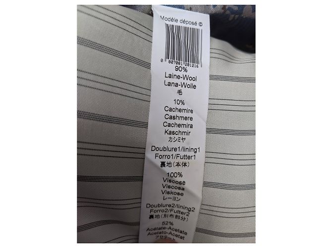 Sublime Kenzo Jacket - Cashmere Wool Grigio antracite - vista 10