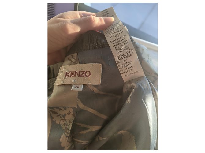 Sublime Kenzo Jacket - Cashmere Wool Grigio antracite - vista 2