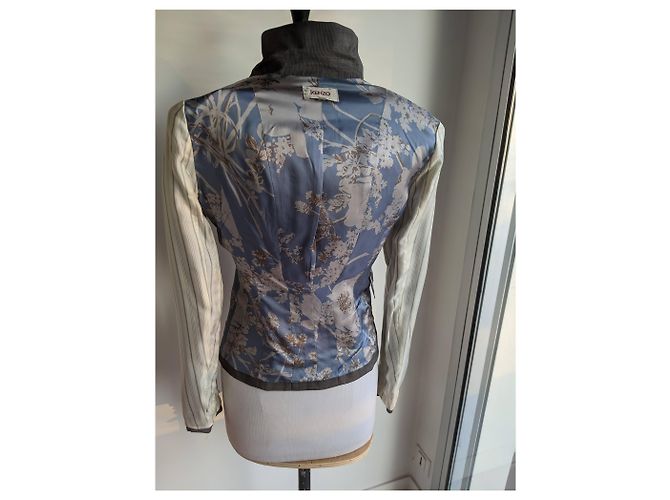 Sublime Kenzo Jacket - Cashmere Wool Grigio antracite - vista 7