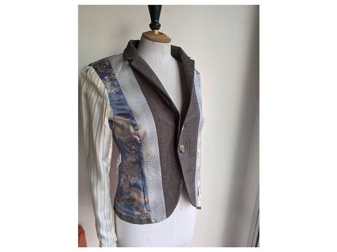 Sublime Kenzo Jacket - Cashmere Wool Grigio antracite - vista 8