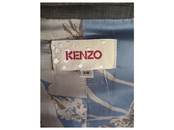 Sublime Kenzo Jacket - Cashmere Wool Grigio antracite - vista 9