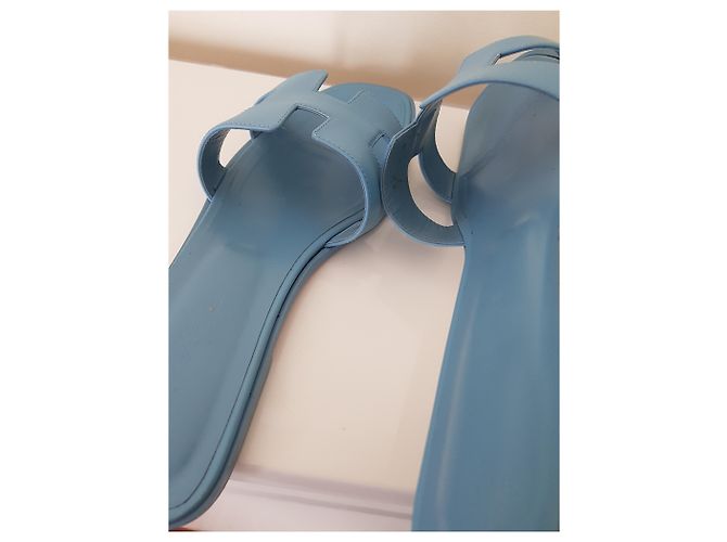 Hermès ORAN EPSOM BLU Dorset Blu chiaro - vista 5