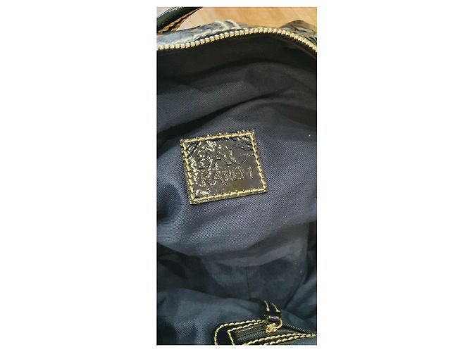Borsa a mano Dolce & Gabbana in pelle blu - vista 4