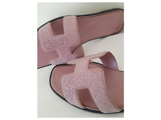 Hermès ORAN nabuk cristallo Swarovski Rosa - vista 2