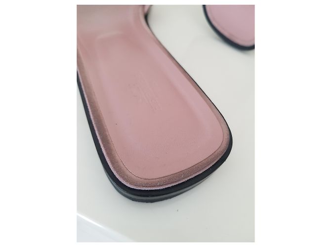 Hermès ORAN nabuk cristallo Swarovski Rosa - vista 3