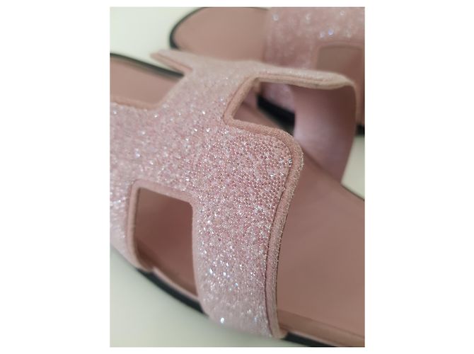 Hermès ORAN nabuk cristallo Swarovski Rosa - vista 5