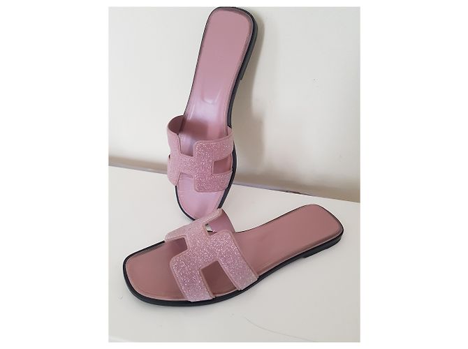 Hermès ORAN nabuk cristallo Swarovski Rosa - vista 8