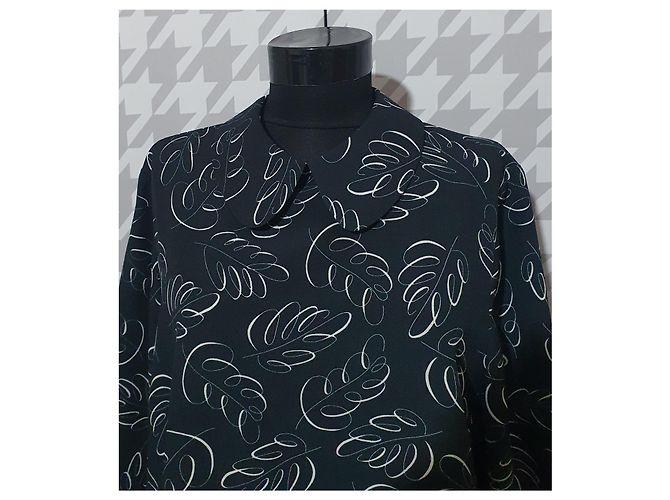 Bluse Essentiel Antwerp Marineblau Polyester - Ansicht 2