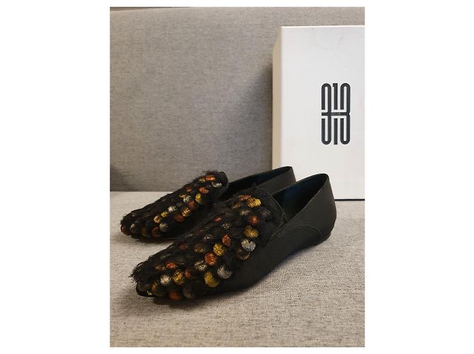 Ballerine SANAYI 313 in pelle nera Nero - vista 4