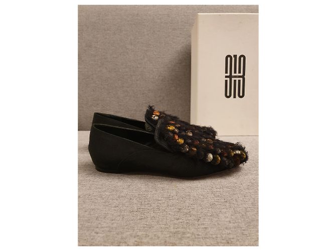 Ballerine SANAYI 313 in pelle nera Nero - vista 7