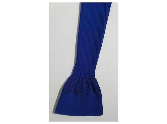 Diane Von Furstenberg Strickbluse blau - Ansicht 4