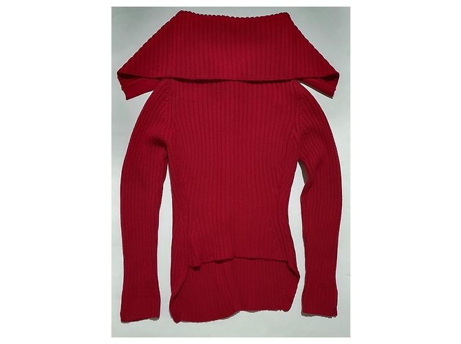 Autre Marque Cinzia Rocca Strickjacke aus Merinowolle Rosa Pink - Ansicht 5