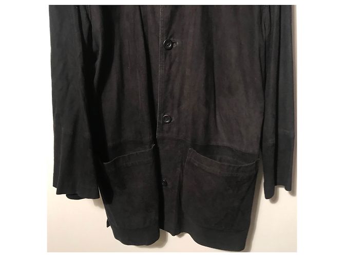Autre Marque Giacca camicia Pioneer in camoscio blu notte Blu scuro - vista 10