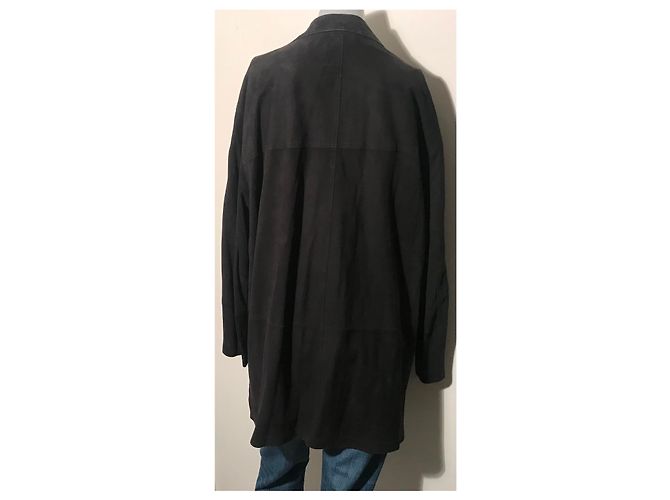 Autre Marque Giacca camicia Pioneer in camoscio blu notte Blu scuro - vista 3