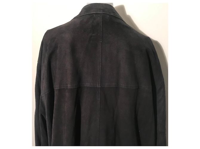 Autre Marque Giacca camicia Pioneer in camoscio blu notte Blu scuro - vista 4