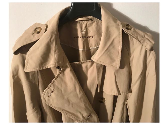 Autre Marque Gabardina de gabardina de algodón Fuchs Schmitt Beige - vista 14