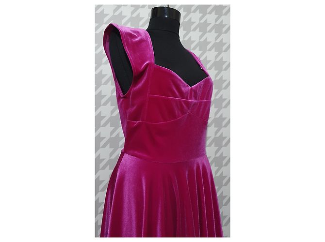 Autre Marque Minkpink Samtkleid Rosa - Ansicht 2