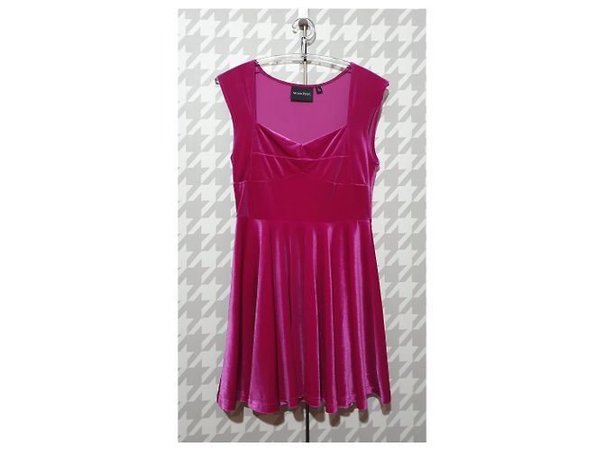 Autre Marque Minkpink Samtkleid Rosa - Ansicht 4
