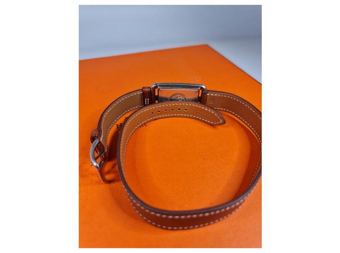Hermès Nantucket Guarda Cape Cod foderato Tour Marrone chiaro - vista 2