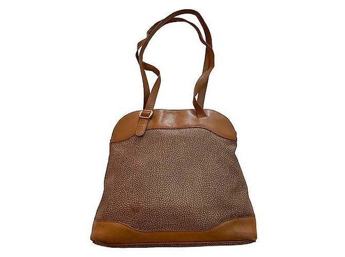 Autre Marque Borsa a tracolla in pelle marrone - vista 2
