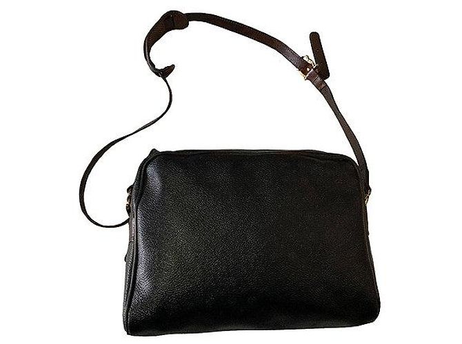 Bolso bandolera Pollini de piel negro - vista 2
