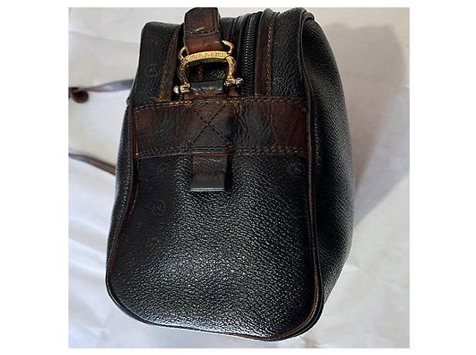 Bolso bandolera Pollini de piel negro - vista 4
