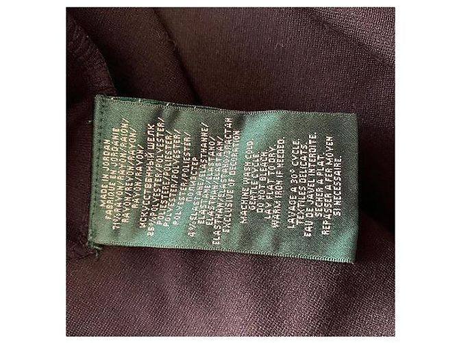 Vestido negro Ralph Lauren de rayón XS - vista 4