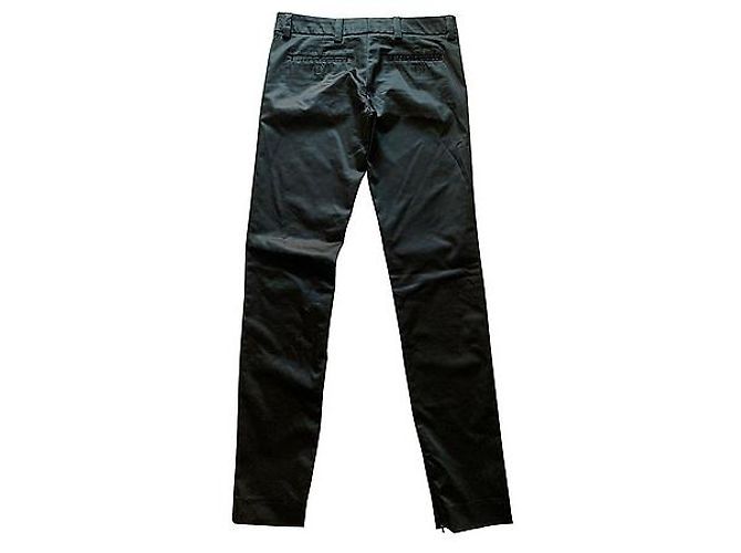 Dolce & Gabbana Schwarze Polyamid Hose Grösse 40 IT - Ansicht 2