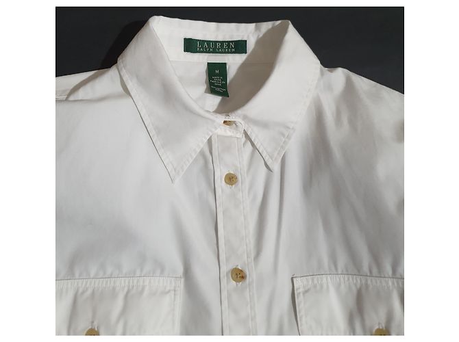 Camisa Ralph Lauren de algodón blanca Blanco - vista 4
